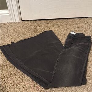 Free People Black Flare & Wide Leg Jeans